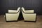 Art Deco Leather Armchairs, Set of 2 5