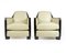 Art Deco Ledersessel, 2er Set 2