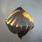Lámpara colgante estilo Henri Mathieu, France, años 70, Imagen 10