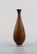 Glasierte Vase aus Steingut von Berndt Friberg für Gustavsberg Studiohandschuh 2