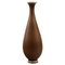 Glasierte Vase aus Steingut von Berndt Friberg für Gustavsberg Studiohandschuh 1