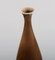 Glasierte Vase aus Steingut von Berndt Friberg für Gustavsberg Studiohandschuh 3