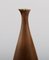 Glasierte Vase aus Steingut von Berndt Friberg für Gustavsberg Studiohandschuh 4