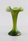 Vase aus grünem Kunstglas von Pallme-König, 1900er 2