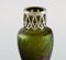 Vase aus grünem Kunstglas von Pallme-König, 1900er 3