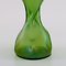 Vase aus grünem Kunstglas von Pallme-König, 1910er 3