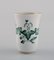Meissen indisches grünes Sake / Schnaps-Set auf handbemaltem Porzellan-Porzellan, 8er Set 5