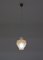 Lámpara colgante escandinava de latón y vidrio, años 40, Imagen 8