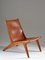 Model 204 Hunting Chairs by Uno & Östen Kristiansson for Luxus, Sweden, Set of 2, Image 2