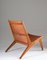 Model 204 Hunting Chairs by Uno & Östen Kristiansson for Luxus, Sweden, Set of 2, Image 5