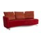 2500 Red Three-Seater Fabric Sofa and Ottoman by Rolf Benz, Set of 2 9