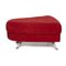 2500 Red Three-Seater Fabric Sofa and Ottoman by Rolf Benz, Set of 2 14