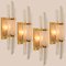 Venini Style Murano Glass and Brass Sconce, Italy 13