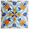Handmade Antique Ceramic Tiles by Devres, France, 1910s 1