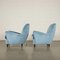 Armchairs in Spring Foam Velvet and Wood Italy, 1950s, Set of 2 12