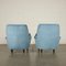 Armchairs in Spring Foam Velvet and Wood Italy, 1950s, Set of 2 13