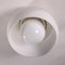 Ceiling Lamp in White Glass by Vico Magistretti for Artemide, 1970s 3