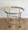 Neoclassical Style Brass Drinks Trolley, France, 1940 2