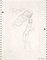 Leo Guida, Figure Sketch, Pencil Drawing, 1970s 1