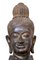 Cabeza de Buda antigua de bronce, siglo XIX, Imagen 4