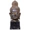 Cabeza de Buda antigua de bronce, siglo XIX, Imagen 1