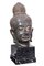 Cabeza de Buda antigua de bronce, siglo XIX, Imagen 3