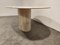 Vintage Oval Travertine Dining Table, 1970s 12