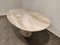 Vintage Oval Travertine Dining Table, 1970s 11