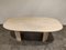 Vintage Travertine Dining Table, 1970s, Image 9