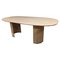 Vintage Travertine Dining Table, 1970s 1