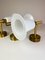 Mid-Century Wall-Mounted Brass and Acrylic Lamps from Luxus, Sweden, 1960s, Set of 3, Image 12