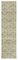 Beige Overdyed Runner Rug, Image 1