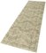 Beige Overdyed Runner Rug, Image 3