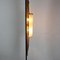 Italienische Mid-Century Marmor und Holz Totem Stehlampe von Goffredo Reggiani 11