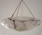 Large Art Deco Marble Ceiling Lamp 5