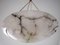 Large Art Deco Marble Ceiling Lamp 3