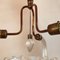 Lámpara de techo italiana Art Déco de cristal de Murano de Ercole Barovier para Barovier & Toso, años 40, Imagen 3
