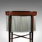 Antique English Regency Mahogany & Silk Cotton Sewing Table, 1820s, Image 11