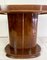 Art Deco Oval-Shaped Mahogany Side Table or Coffee Table 12