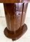 Art Deco Oval-Shaped Mahogany Side Table or Coffee Table, Image 10