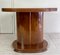 Art Deco Oval-Shaped Mahogany Side Table or Coffee Table 6