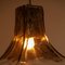 Lámpara colgante grande con pétalos de cristal de Murano de Carlo Nason para Mazzega, Imagen 3