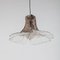 Grande Lampe à Suspension Pétale de Fleur en Verre de Murano par Carlo Nason pour Mazzega 2