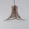 Lámpara colgante vintage grande de cristal de Murano con pétalos de Carlo Nason para Mazzega, Imagen 9