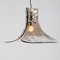 Large Vintage Murano Glass Flower Petal Pendant Lamp by Carlo Nason for Mazzega 6