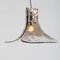 Large Vintage Murano Glass Flower Petal Pendant Lamp by Carlo Nason for Mazzega, Image 6