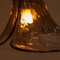 Large Vintage Murano Glass Flower Petal Pendant Lamp by Carlo Nason for Mazzega 5