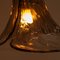 Large Vintage Murano Glass Flower Petal Pendant Lamp by Carlo Nason for Mazzega, Image 5