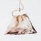 Lámpara de techo grande de cristal de Murano de Carlo Nason para Mazzega, Imagen 1