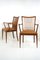 Fauteuils en Teck et Skaï, 1960s, Set de 2 3